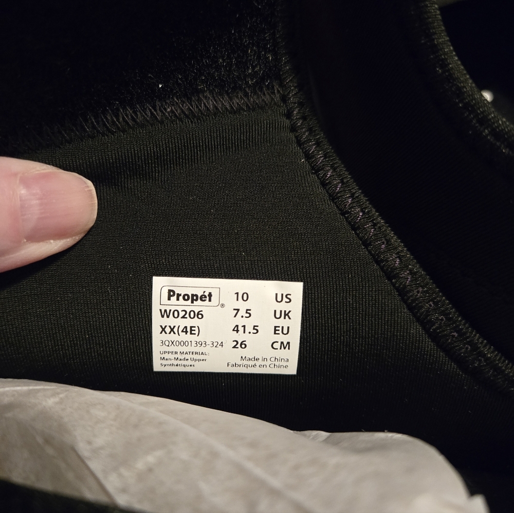 NWT NIB Propet Classic Black Cush N Foot Women's SZ 10 XX (4E) - Picture 4 of 4